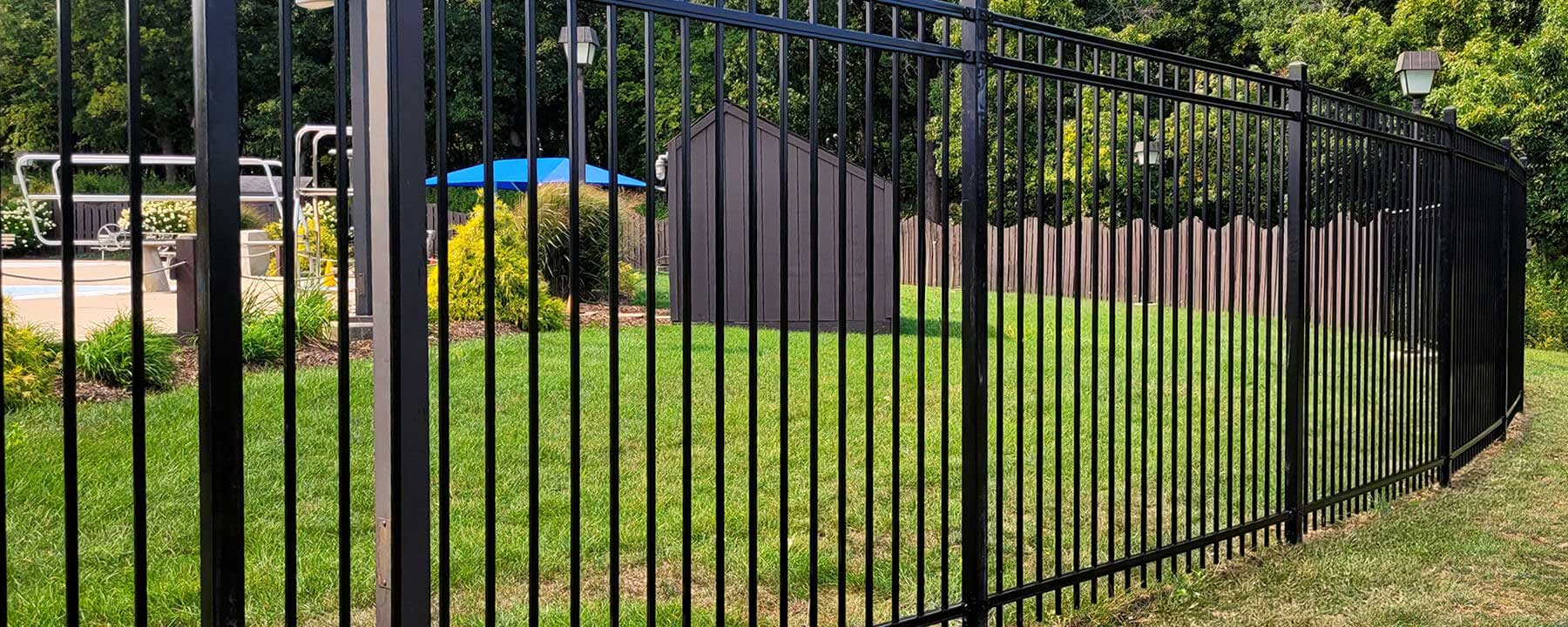 Aluminum fence installed in Lake County, IL