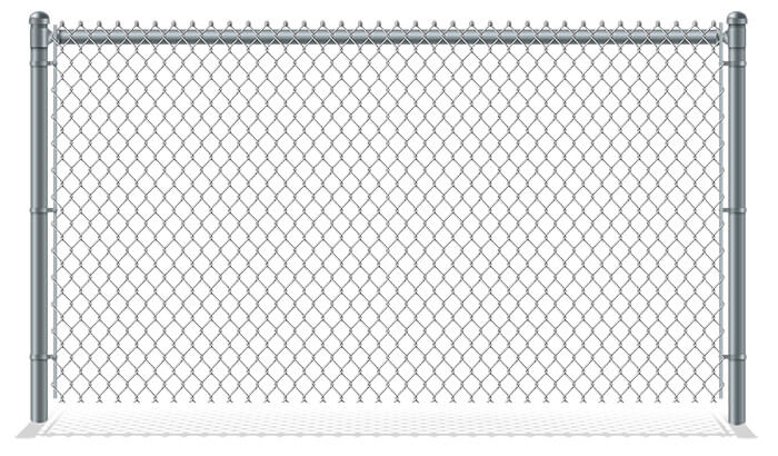 Galvanized Chain Link Fence in Lake County, IL