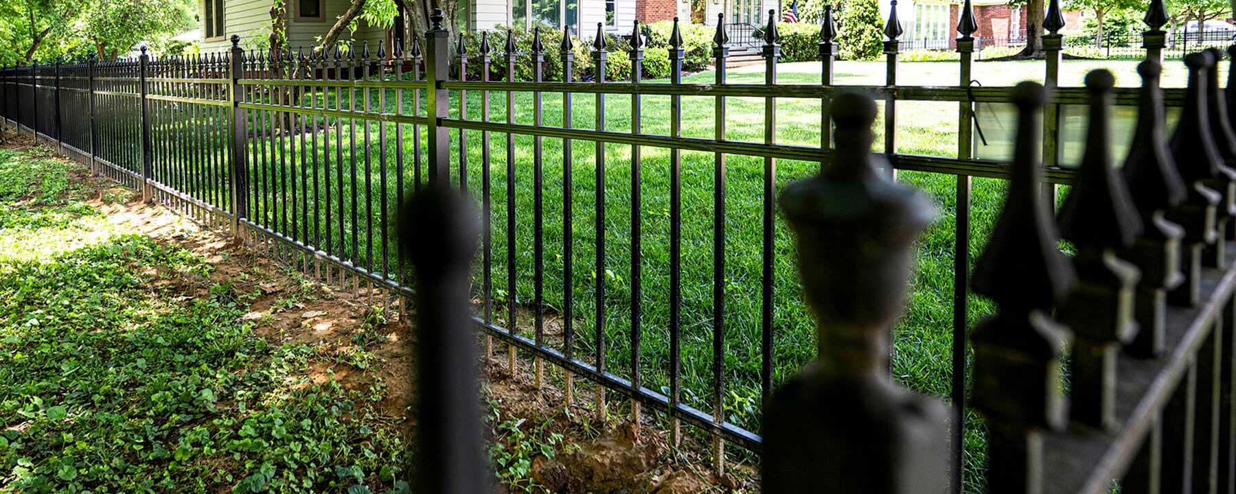 Ornamental Steel fence installed in Lake County, IL