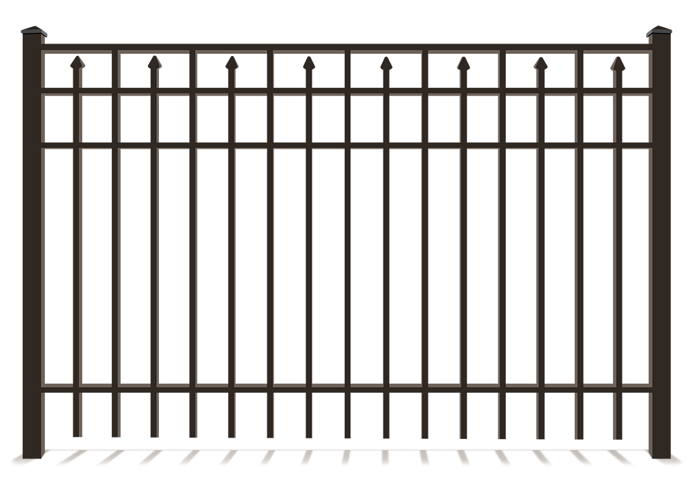 Flat Top Ornamental Iron Fence Company in Lake County, IL