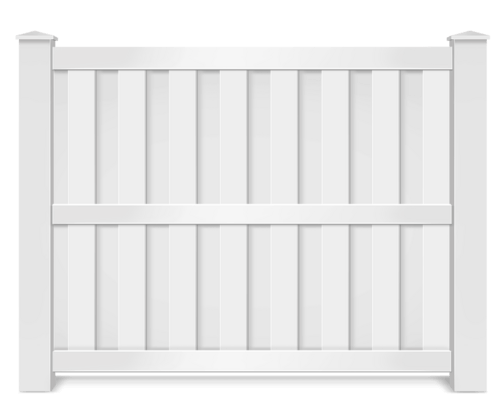 Vinyl Board On Board fence contractor in Lake County, IL