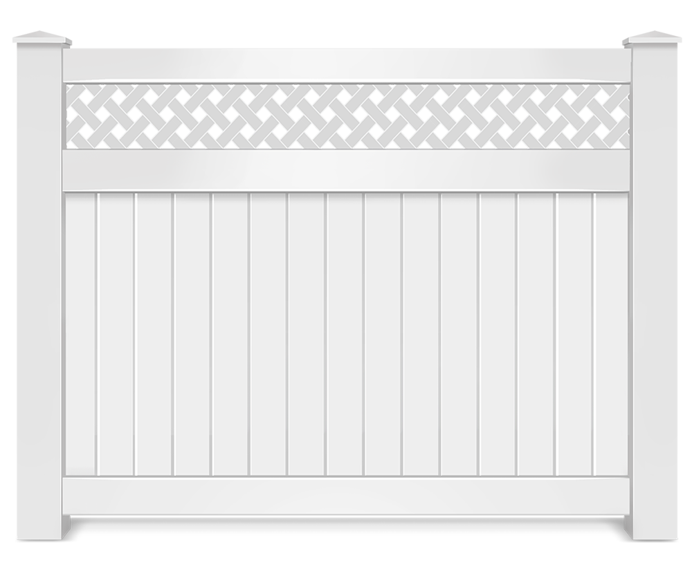 Vinyl decorative fence contractor in Lake County, IL