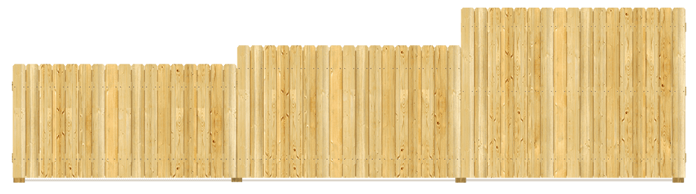 Residential Wood fence height options Lake County, IL