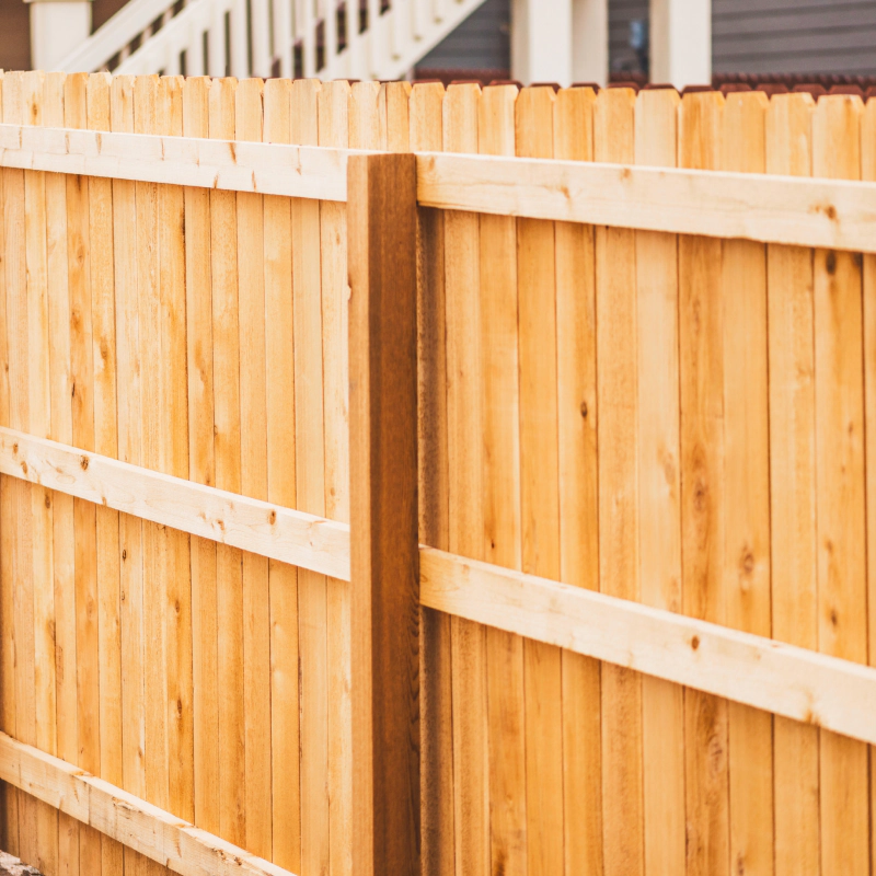 wood fence about page